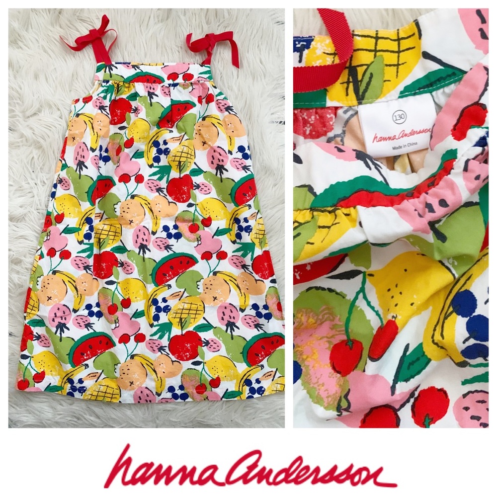 Hanna Andersson Smocked Fruit Dress